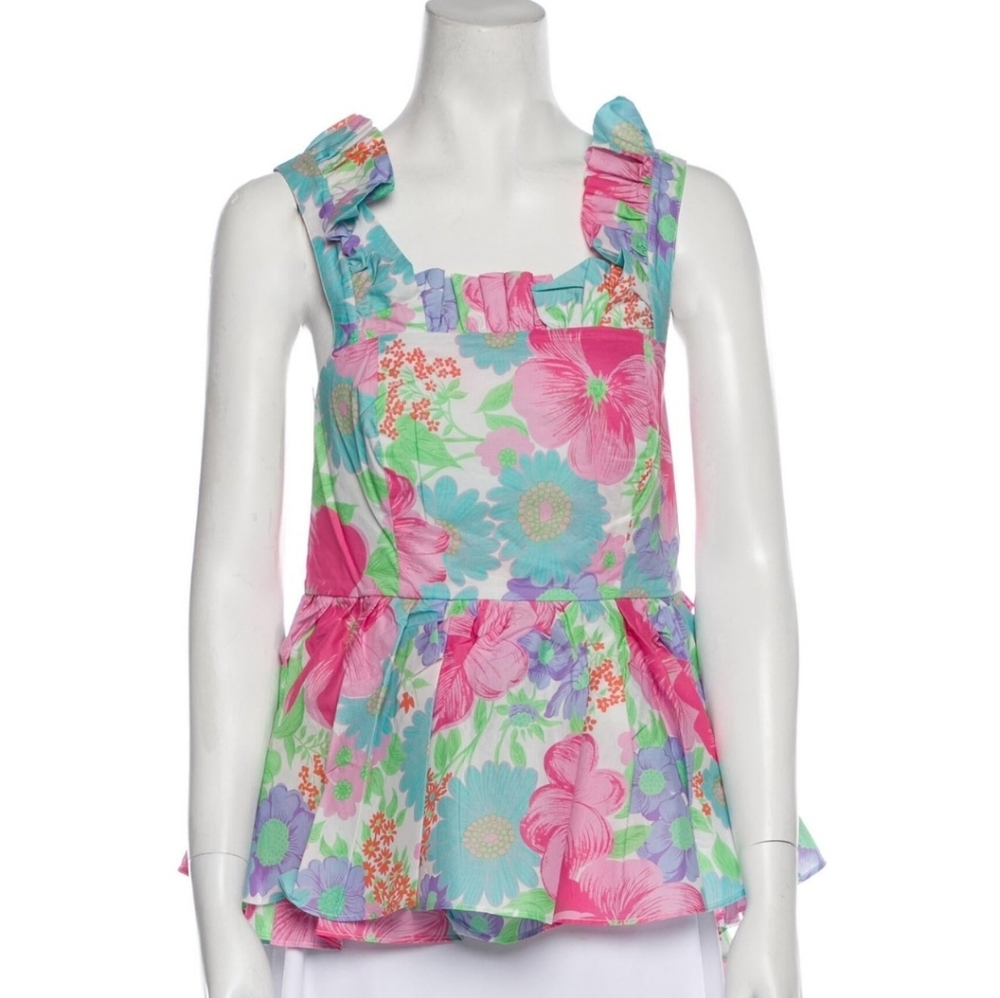 SELKIE The Peony Top in Sugar Sugar NWT